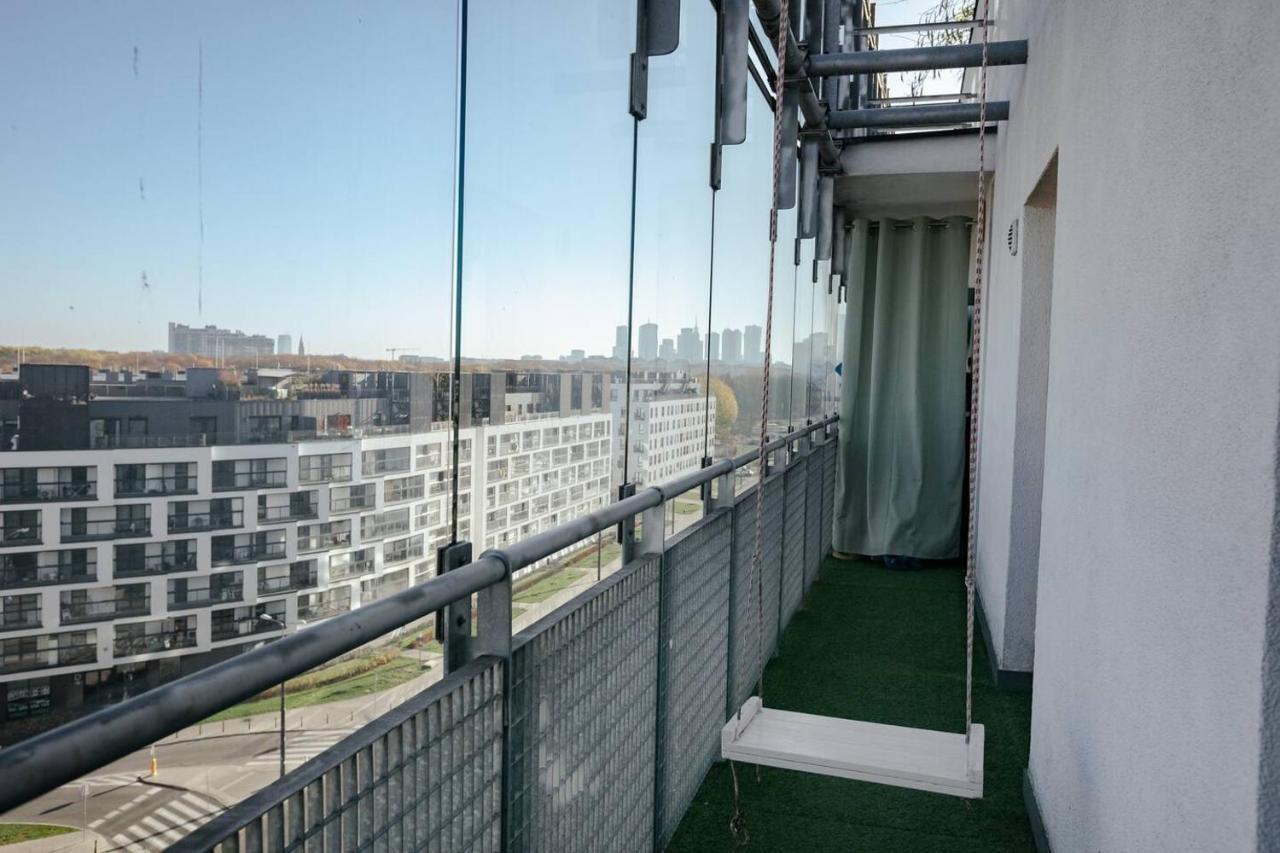 Dwupoziomowy, Rodzinny Apartament. Ochrona, Garaz. Varşova Dış mekan fotoğraf