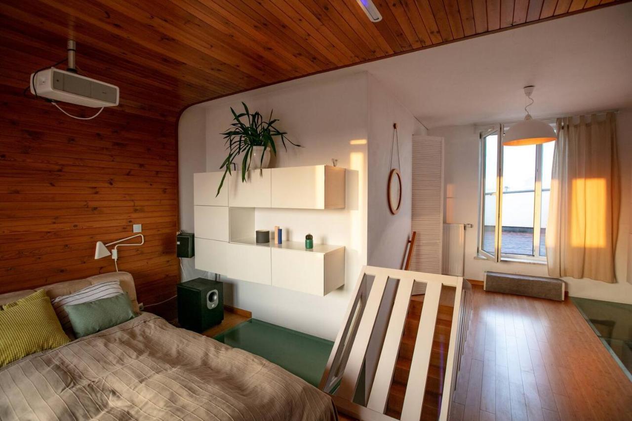 Dwupoziomowy, Rodzinny Apartament. Ochrona, Garaz. Varşova Dış mekan fotoğraf